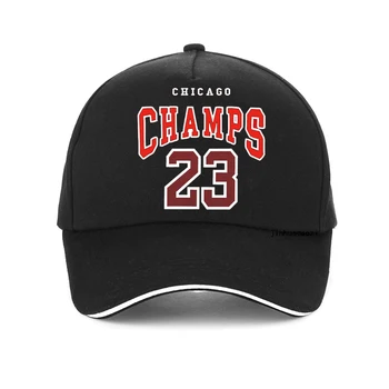 Бейсболки CHICAGO CHAMPS 23 Летний козырек Хип-хоп Snapback Шляпа Унисекс Хлопчатобумажные шляпы для верховой езды Регулируемая Мужская Уличная кепка для папы