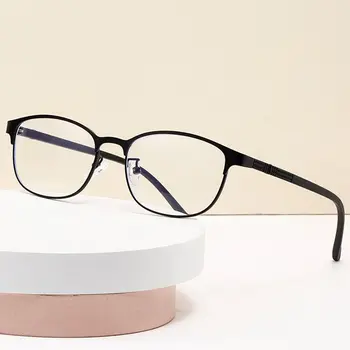 Деловые очки для чтения, женские мужские очки в полуквадратной оправе, очки для пресбиопии, блокирующие синий свет, компьютерные очки с защитой от бликов, УФ