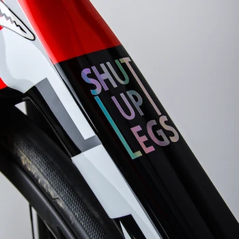 Наклейка на велосипедную раму С ЗАКРЫТЫМИ НОЖКАМИ, персонализированная Декоративная наклейка на верхнюю трубу, наклейки на MTB Дорожный велосипед, Водонепроницаемая пленка для велоспорта