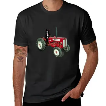 Футболка с трактором Sheepdog, изготовленные на заказ футболки, забавные футболки, мужские футболки, повседневные стильные